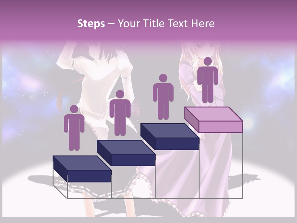 A Couple Of Women Standing Next To Each Other PowerPoint Template