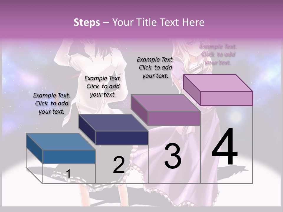 A Couple Of Women Standing Next To Each Other PowerPoint Template