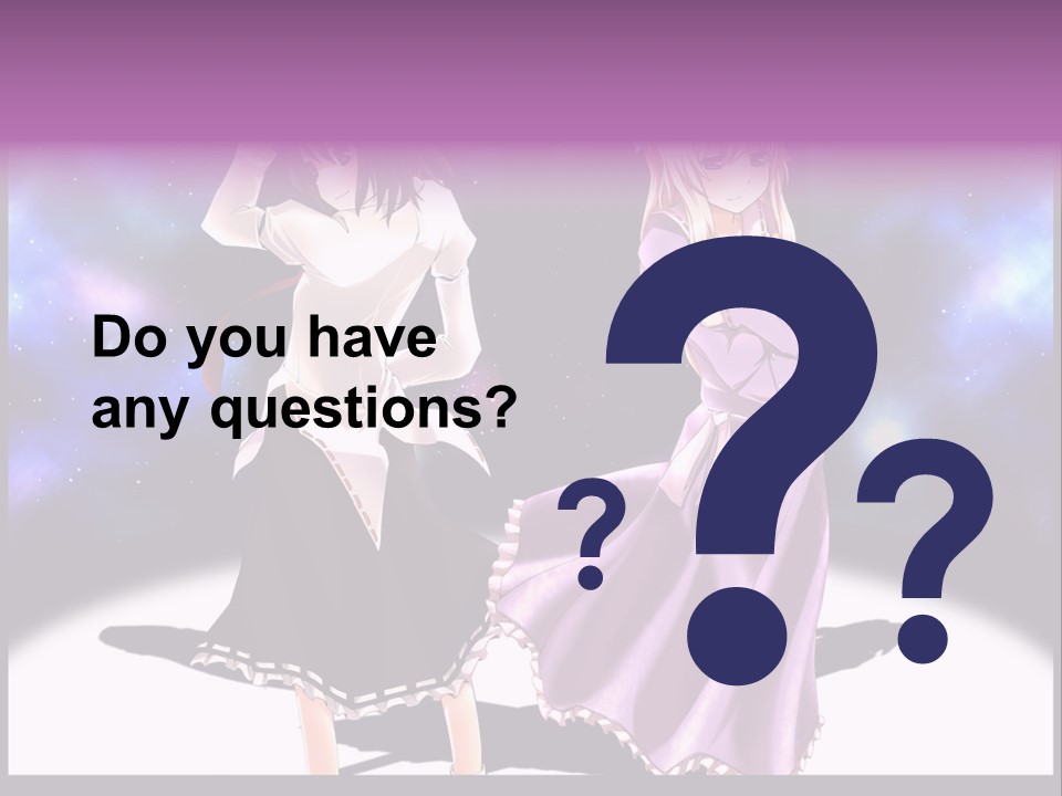 A Couple Of Women Standing Next To Each Other PowerPoint Template