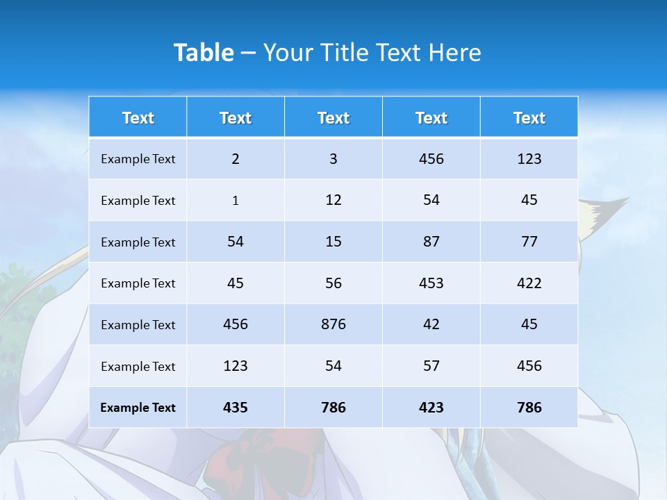 A Couple Of Anime Girls Sitting Next To Each Other PowerPoint Template