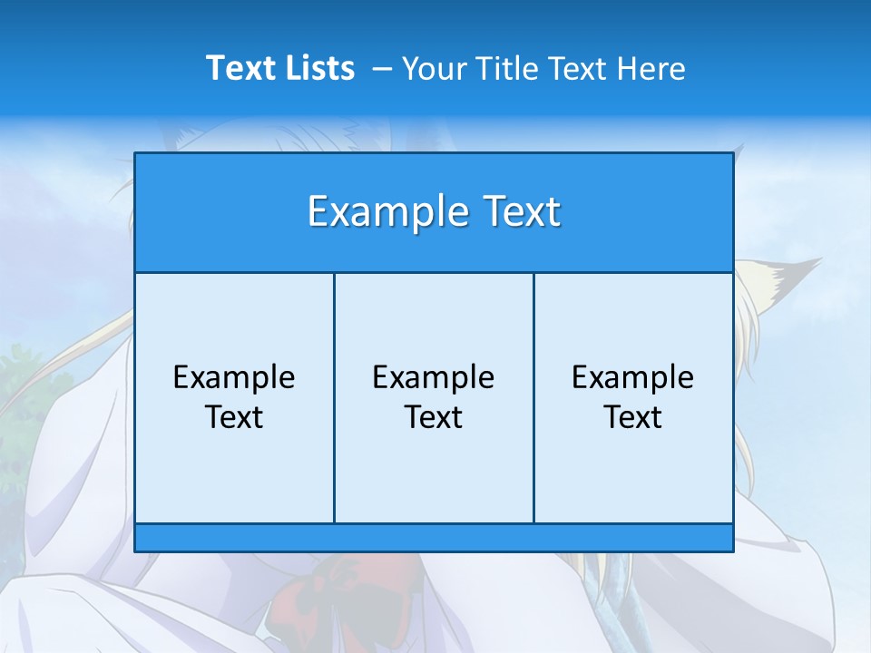 A Couple Of Anime Girls Sitting Next To Each Other PowerPoint Template