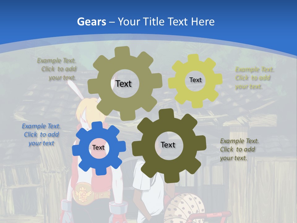 A Group Of People Standing Next To Each Other PowerPoint Template