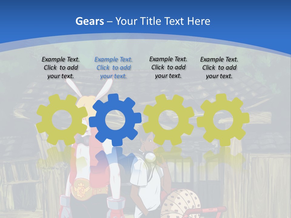 A Group Of People Standing Next To Each Other PowerPoint Template