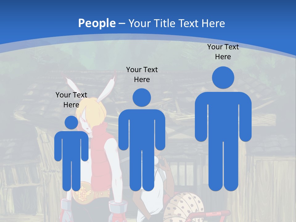 A Group Of People Standing Next To Each Other PowerPoint Template