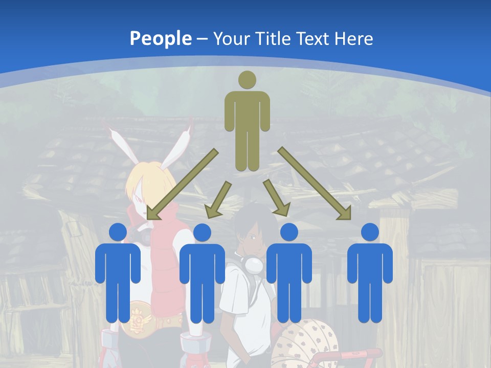A Group Of People Standing Next To Each Other PowerPoint Template