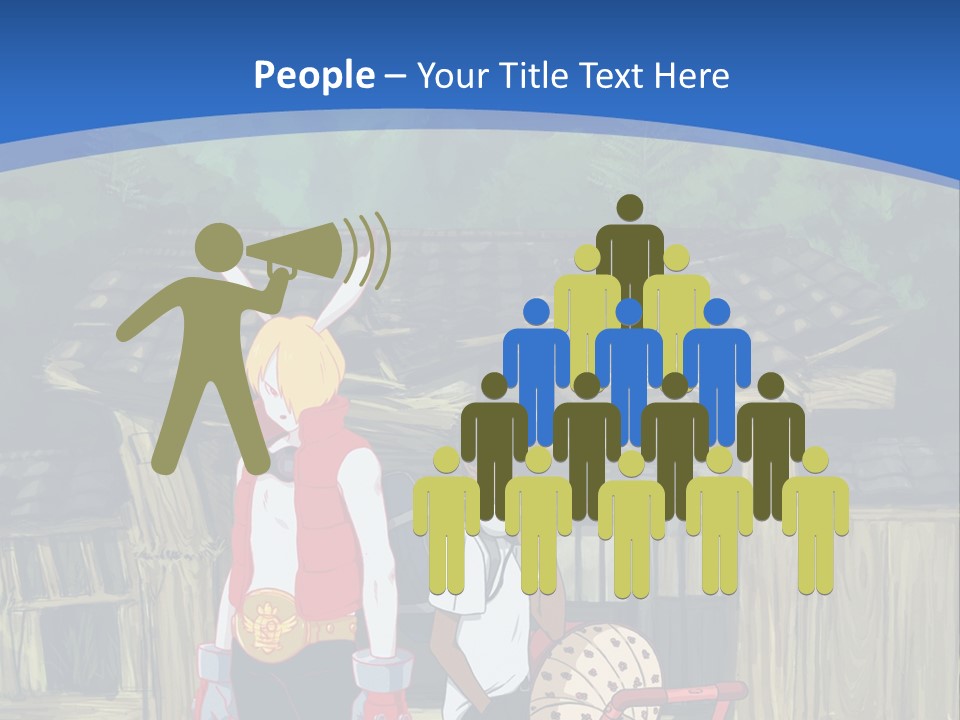 A Group Of People Standing Next To Each Other PowerPoint Template