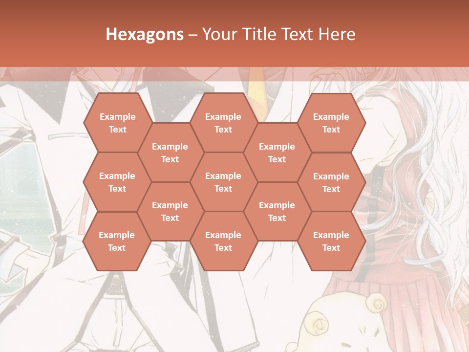 A Couple Of People Standing Next To Each Other PowerPoint Template