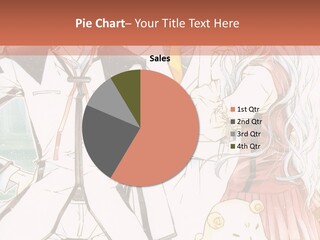 A Couple Of People Standing Next To Each Other PowerPoint Template