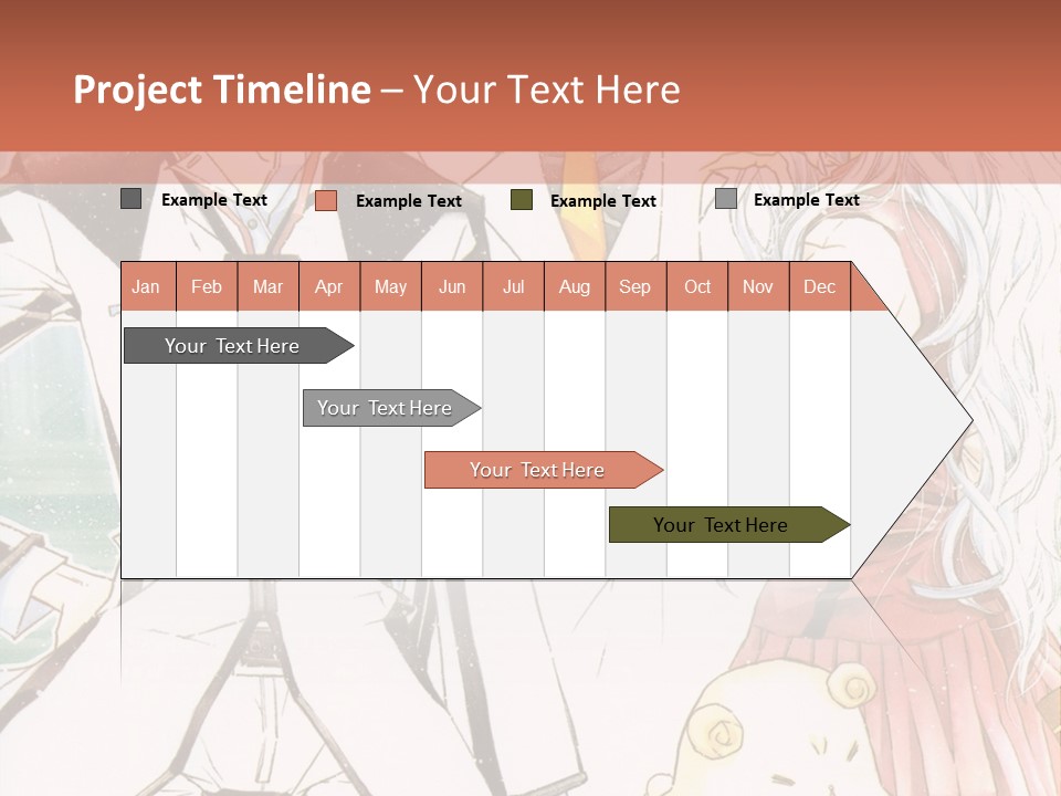 A Couple Of People Standing Next To Each Other PowerPoint Template