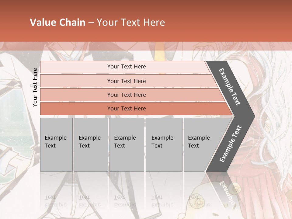 A Couple Of People Standing Next To Each Other PowerPoint Template