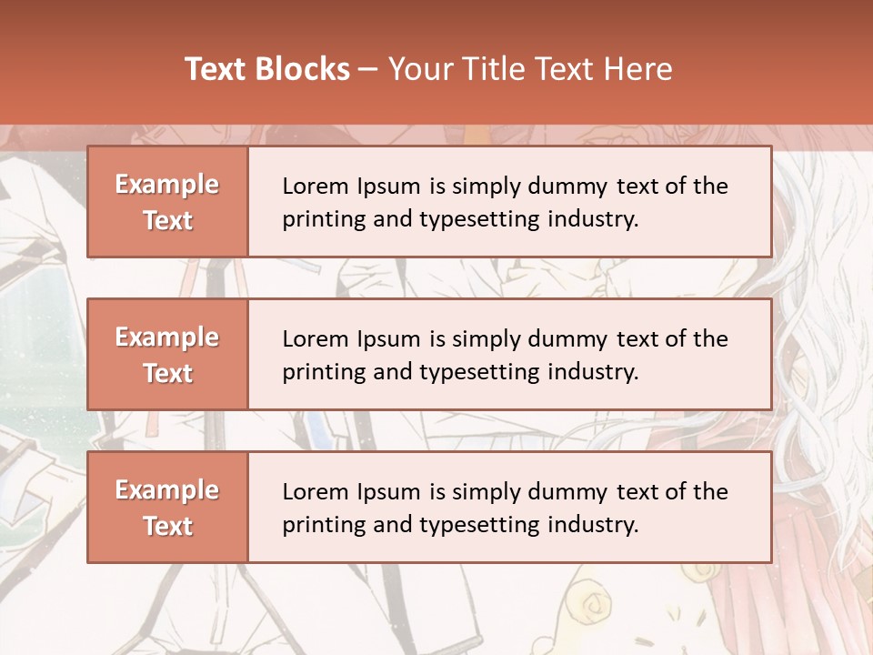 A Couple Of People Standing Next To Each Other PowerPoint Template