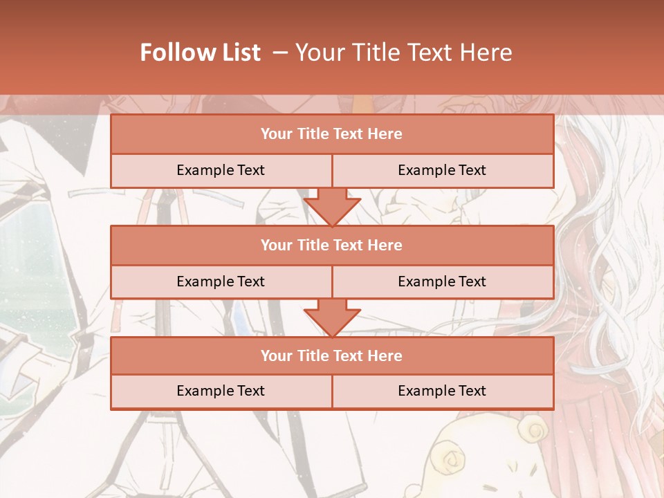 A Couple Of People Standing Next To Each Other PowerPoint Template