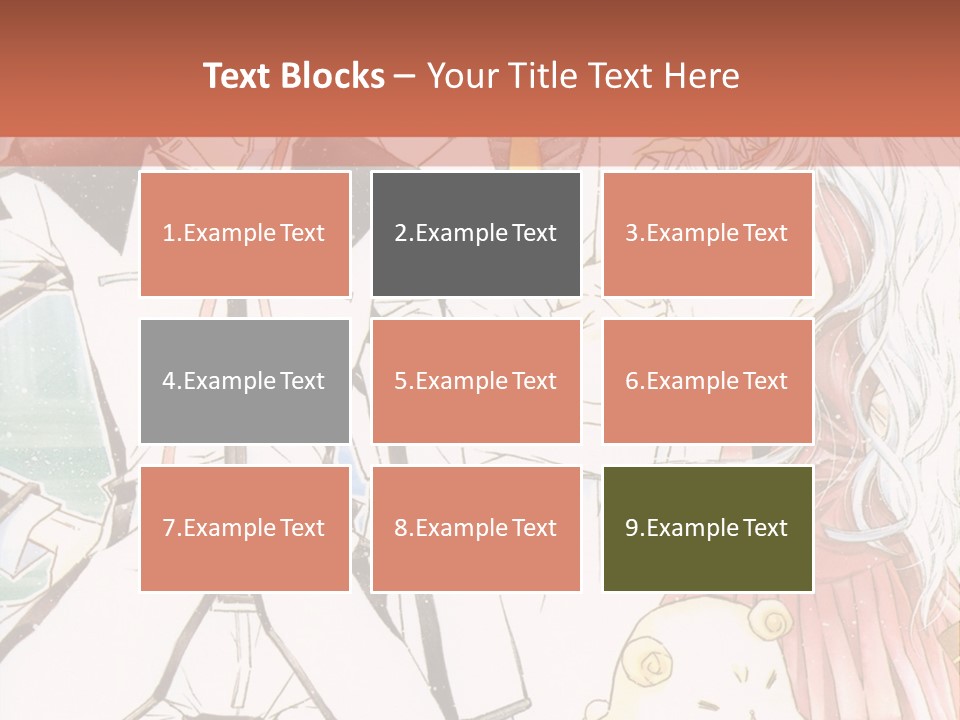 A Couple Of People Standing Next To Each Other PowerPoint Template