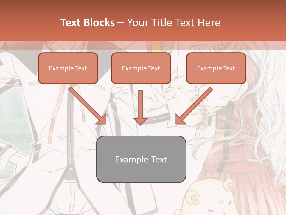 A Couple Of People Standing Next To Each Other PowerPoint Template