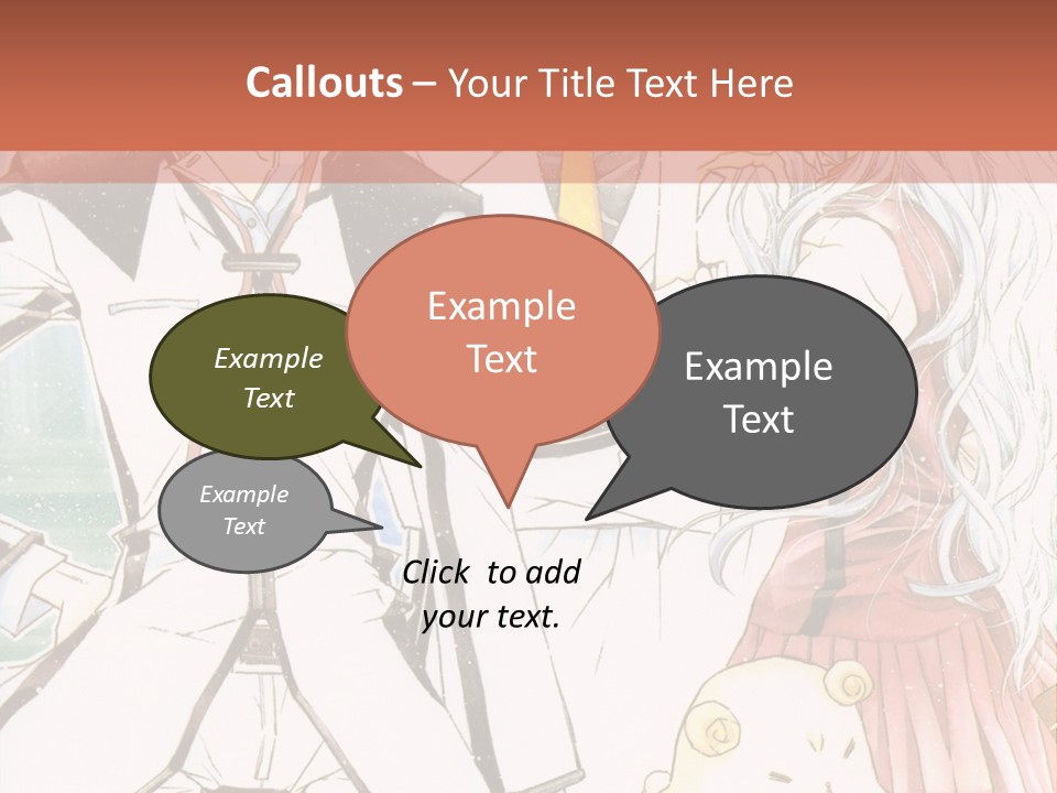A Couple Of People Standing Next To Each Other PowerPoint Template