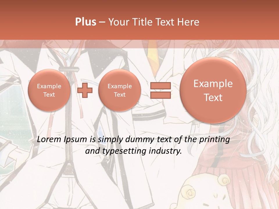A Couple Of People Standing Next To Each Other PowerPoint Template