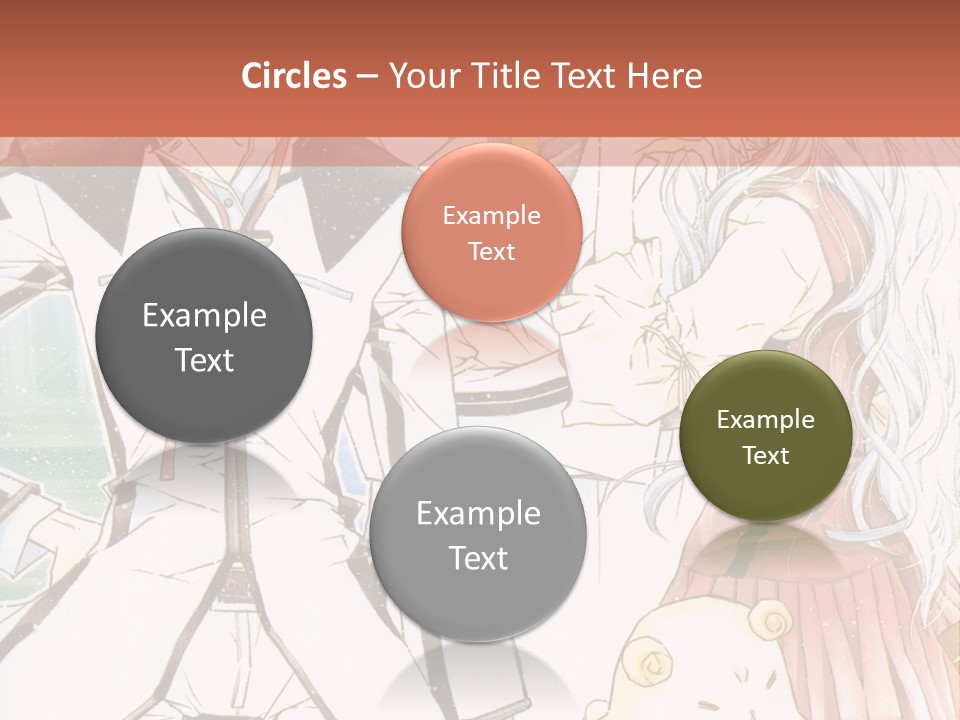 A Couple Of People Standing Next To Each Other PowerPoint Template