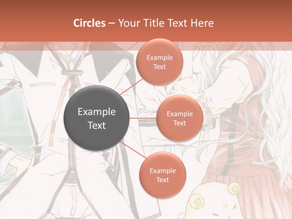 A Couple Of People Standing Next To Each Other PowerPoint Template