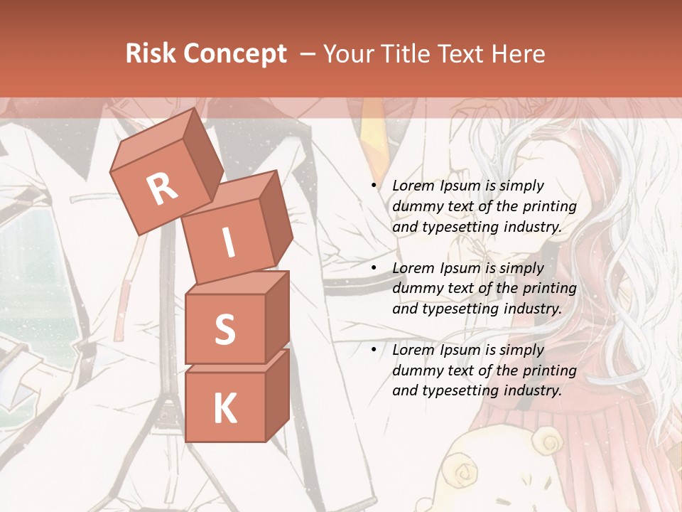 A Couple Of People Standing Next To Each Other PowerPoint Template