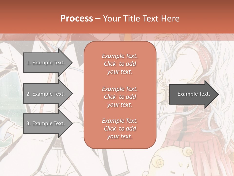 A Couple Of People Standing Next To Each Other PowerPoint Template