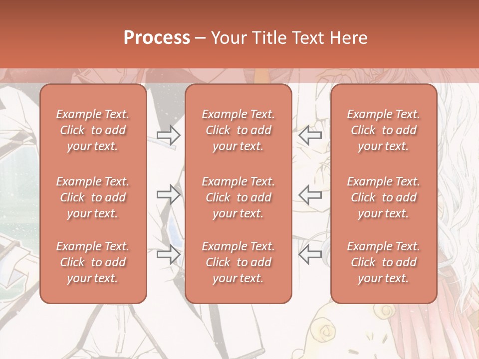 A Couple Of People Standing Next To Each Other PowerPoint Template