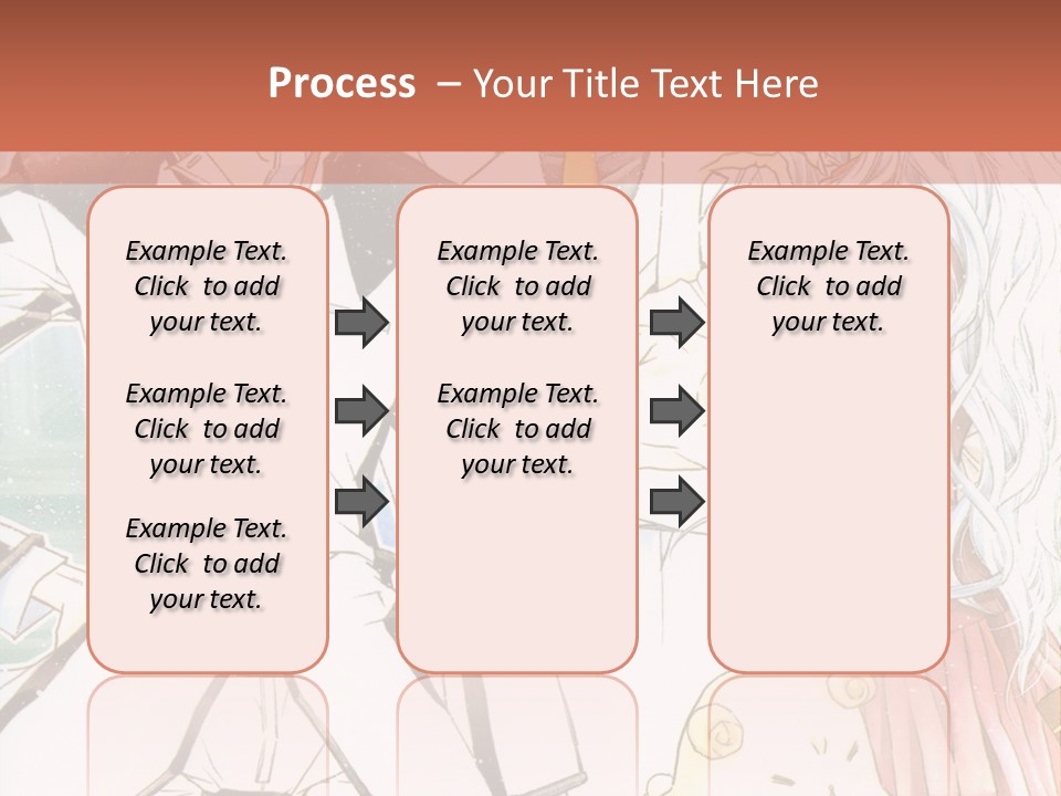 A Couple Of People Standing Next To Each Other PowerPoint Template