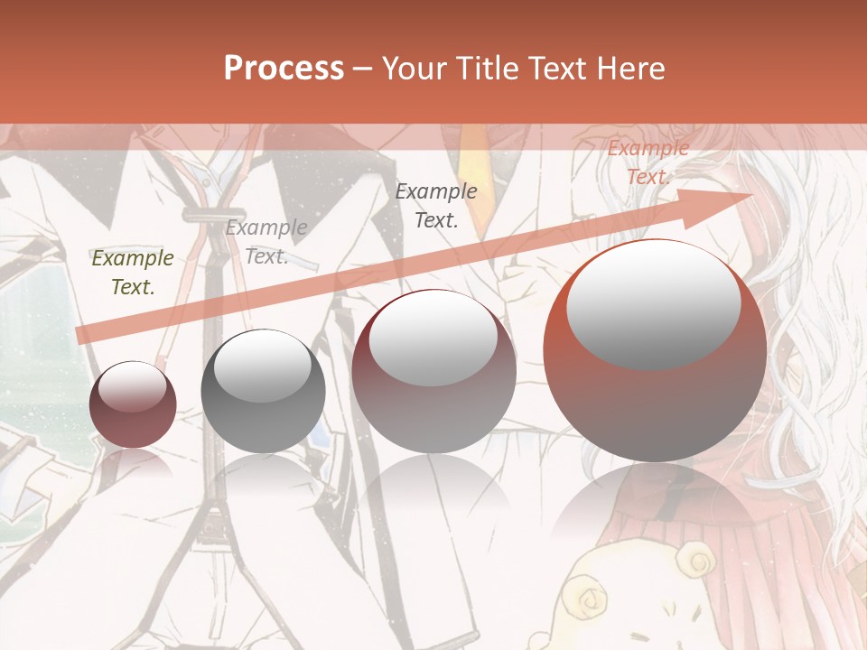 A Couple Of People Standing Next To Each Other PowerPoint Template