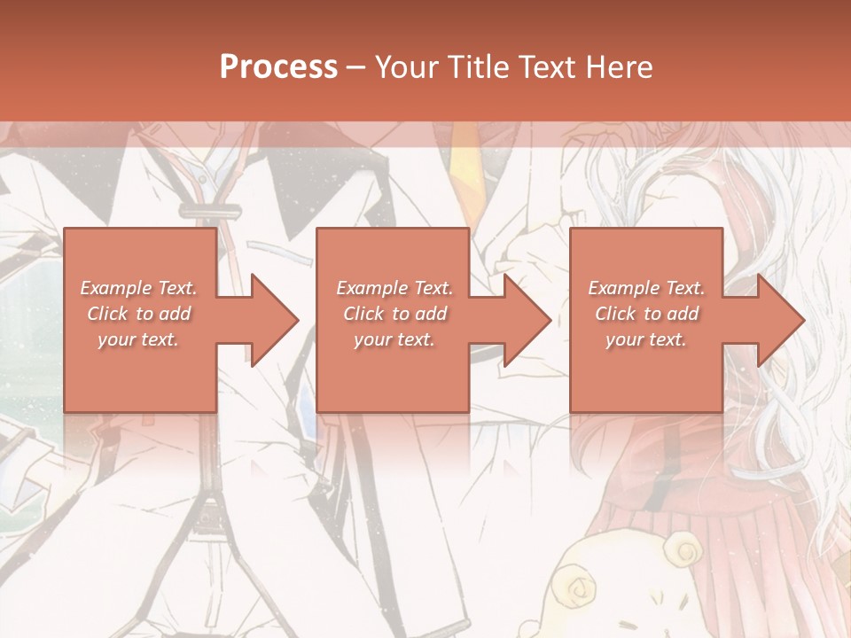 A Couple Of People Standing Next To Each Other PowerPoint Template