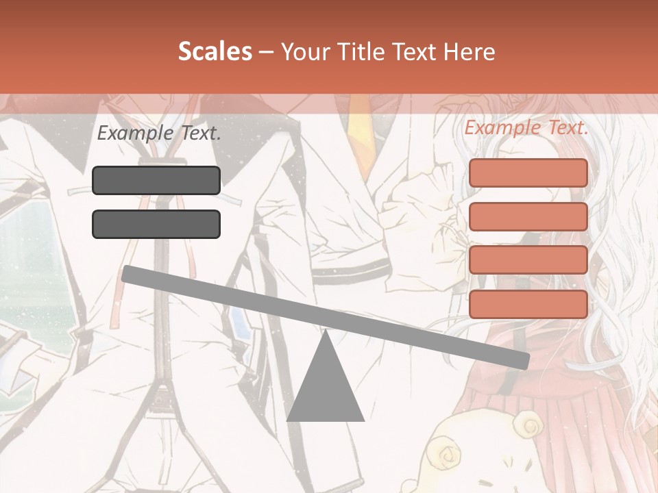 A Couple Of People Standing Next To Each Other PowerPoint Template