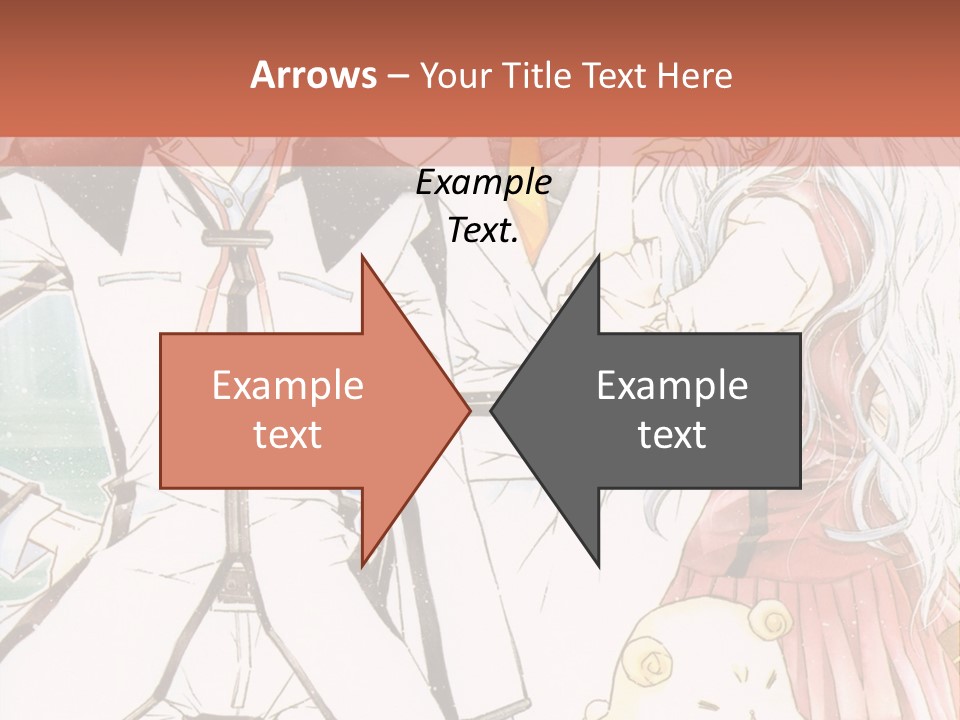 A Couple Of People Standing Next To Each Other PowerPoint Template