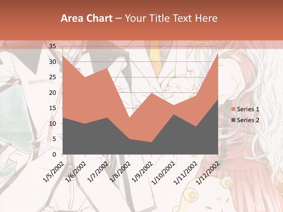 A Couple Of People Standing Next To Each Other PowerPoint Template