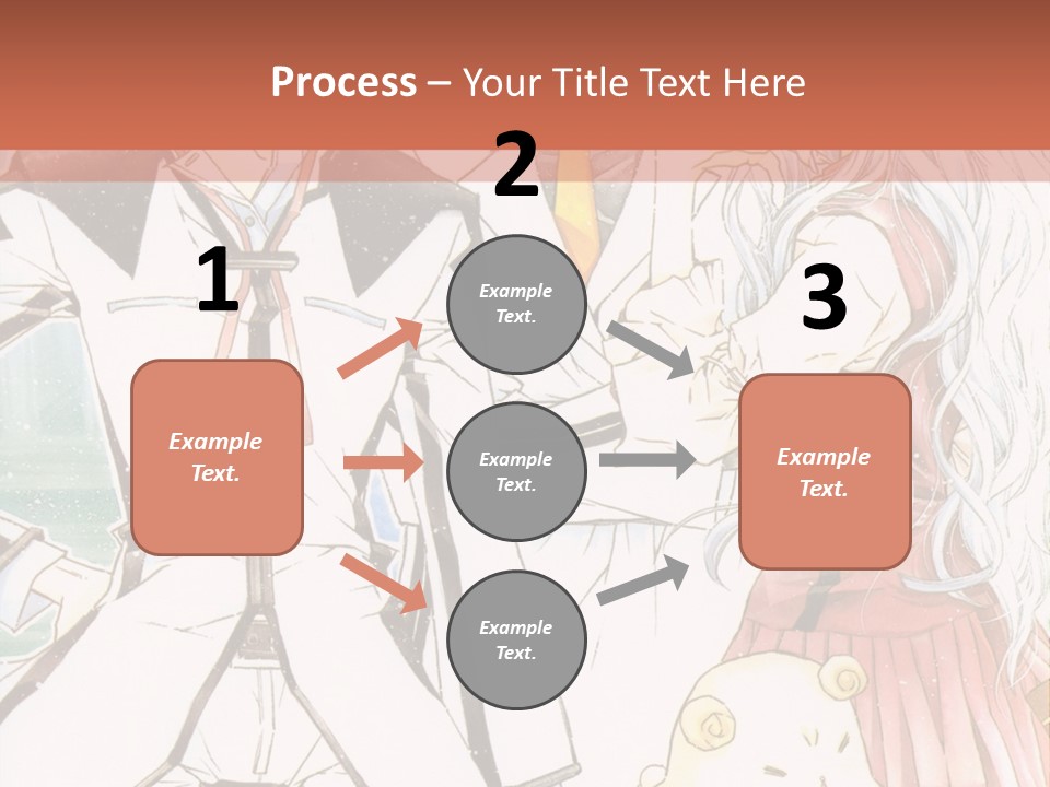 A Couple Of People Standing Next To Each Other PowerPoint Template
