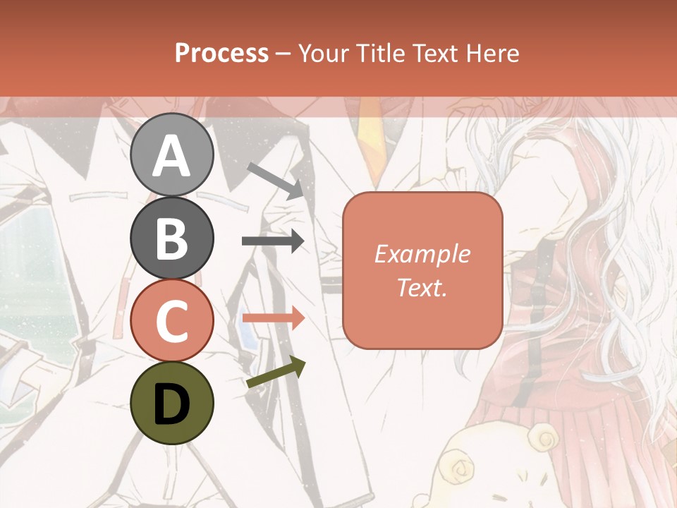A Couple Of People Standing Next To Each Other PowerPoint Template
