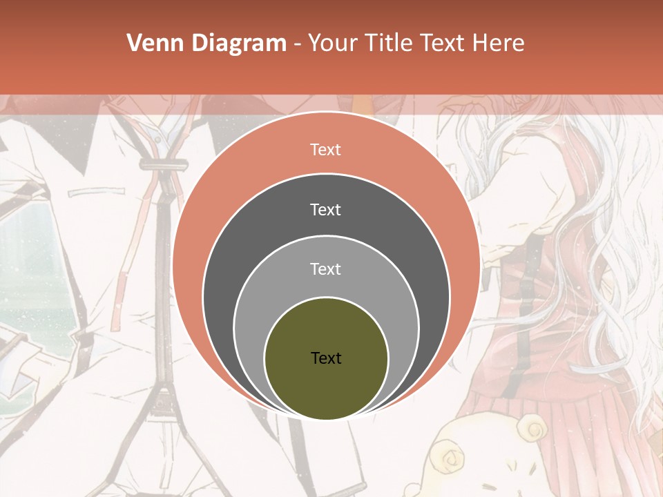 A Couple Of People Standing Next To Each Other PowerPoint Template