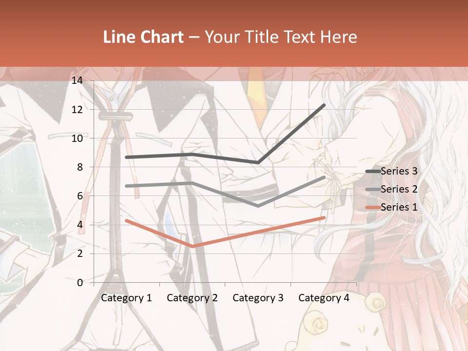 A Couple Of People Standing Next To Each Other PowerPoint Template
