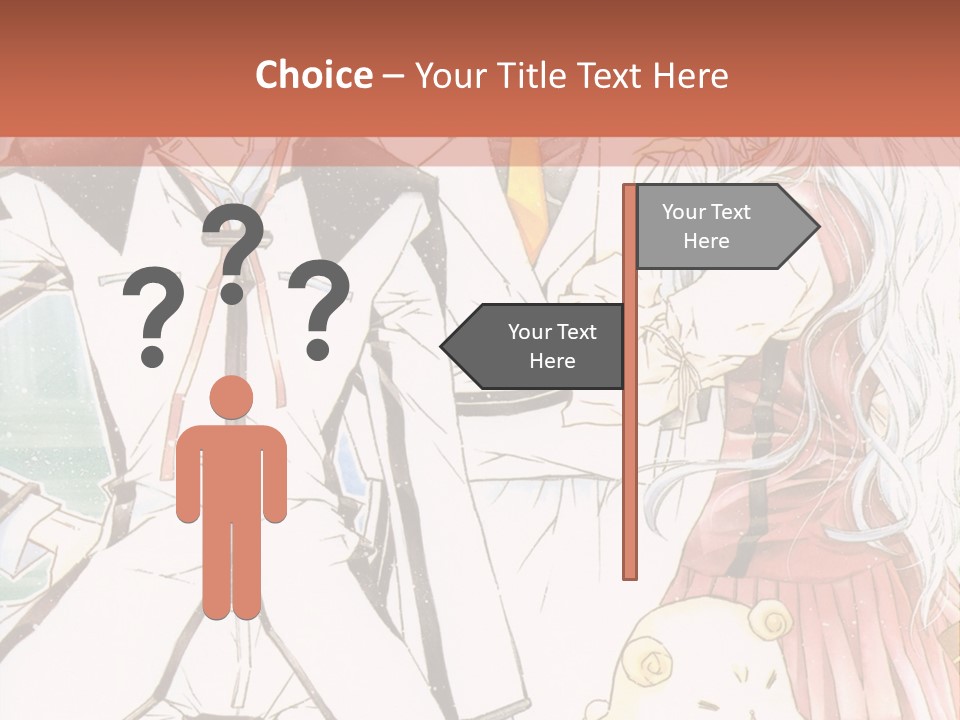 A Couple Of People Standing Next To Each Other PowerPoint Template