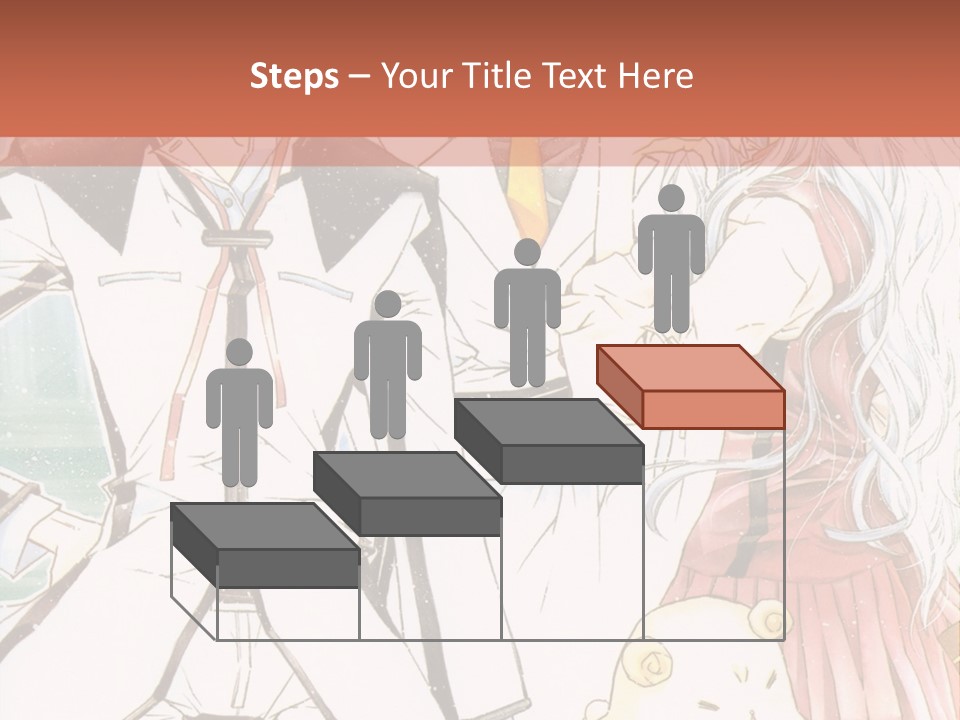 A Couple Of People Standing Next To Each Other PowerPoint Template