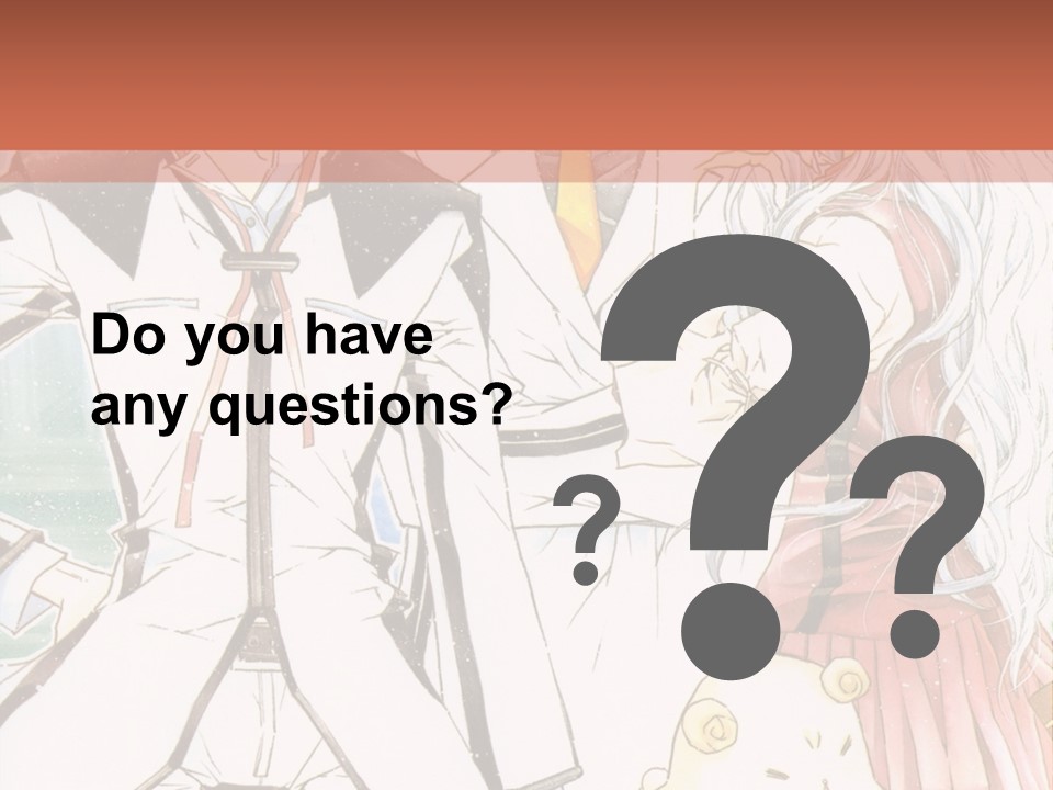 A Couple Of People Standing Next To Each Other PowerPoint Template