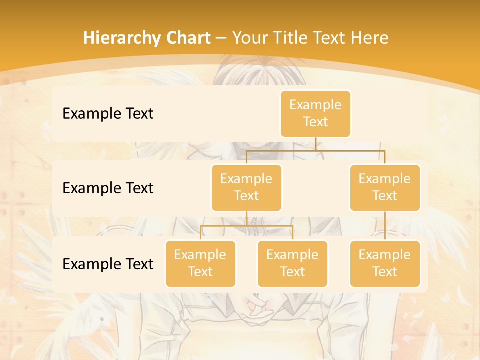 A Person Sitting On A Bench With A Yellow Background PowerPoint Template