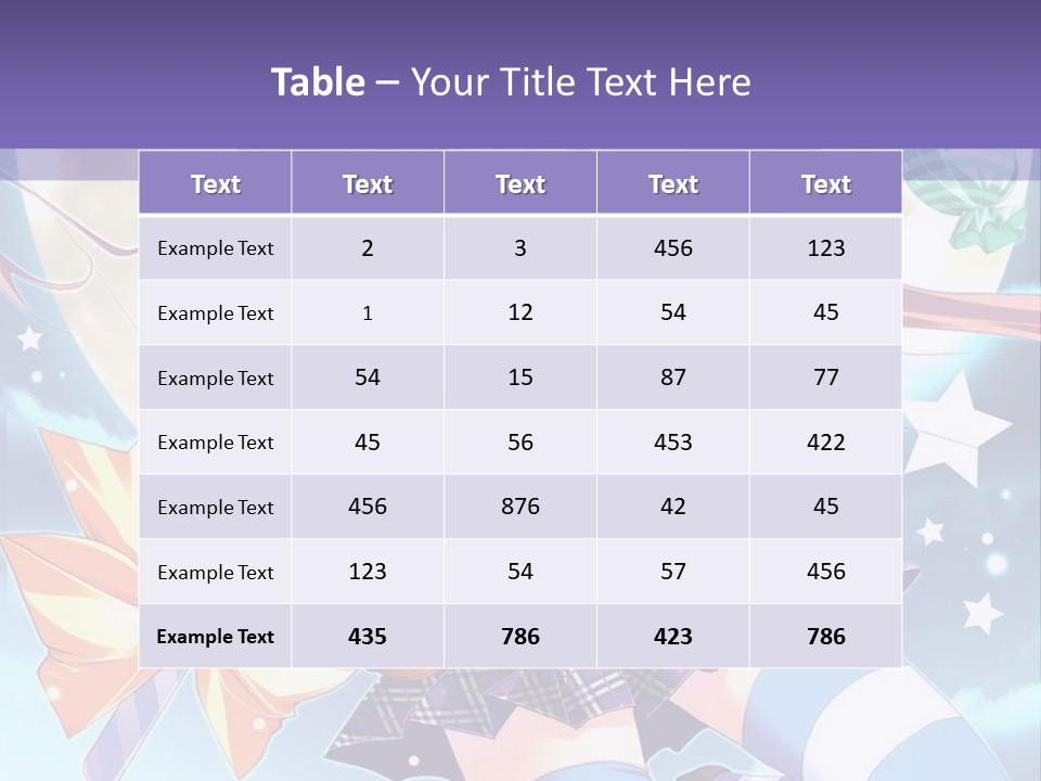 A Girl In A School Uniform Is Flying Through The Air PowerPoint Template