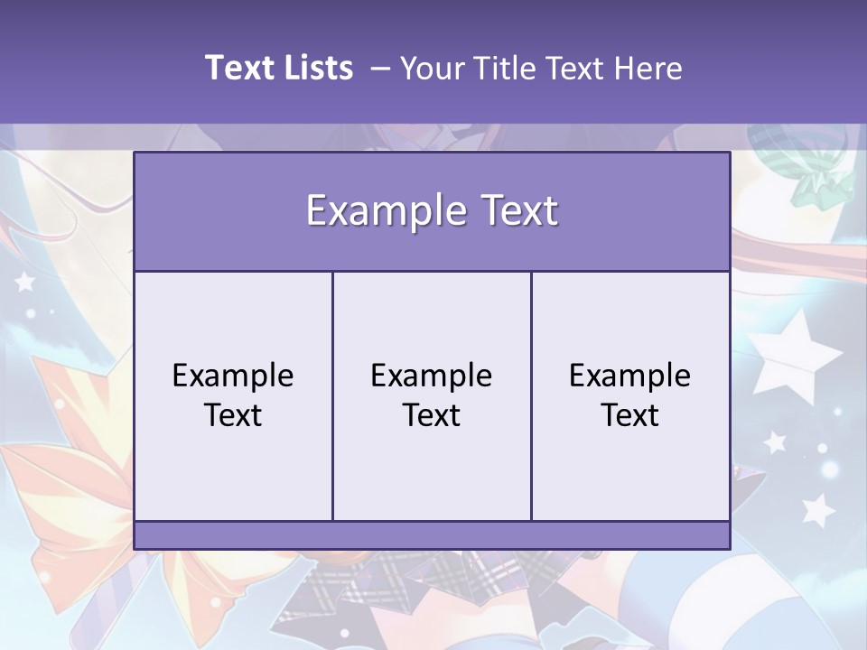 A Girl In A School Uniform Is Flying Through The Air PowerPoint Template