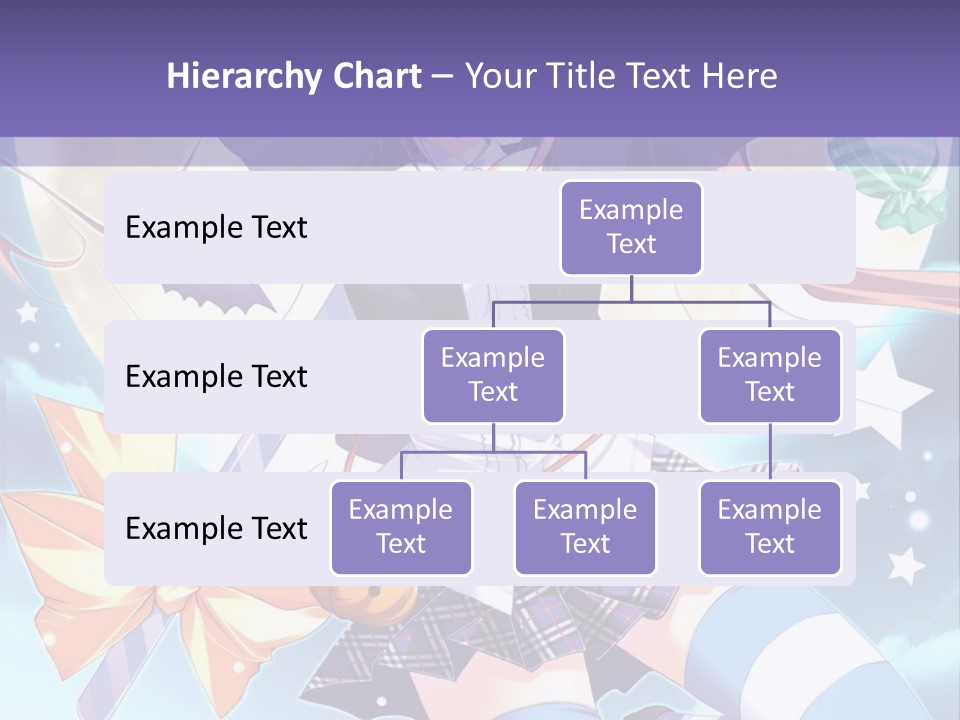 A Girl In A School Uniform Is Flying Through The Air PowerPoint Template