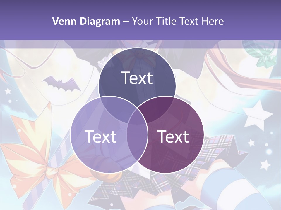 A Girl In A School Uniform Is Flying Through The Air PowerPoint Template