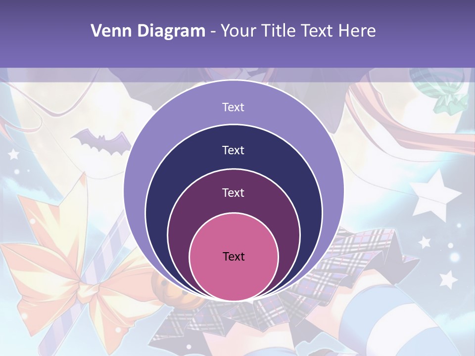 A Girl In A School Uniform Is Flying Through The Air PowerPoint Template