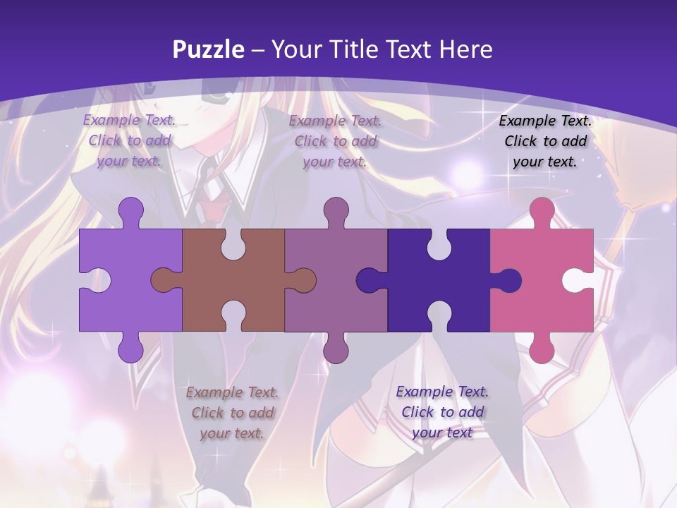 A Woman In A Witches Costume With A Broom PowerPoint Template