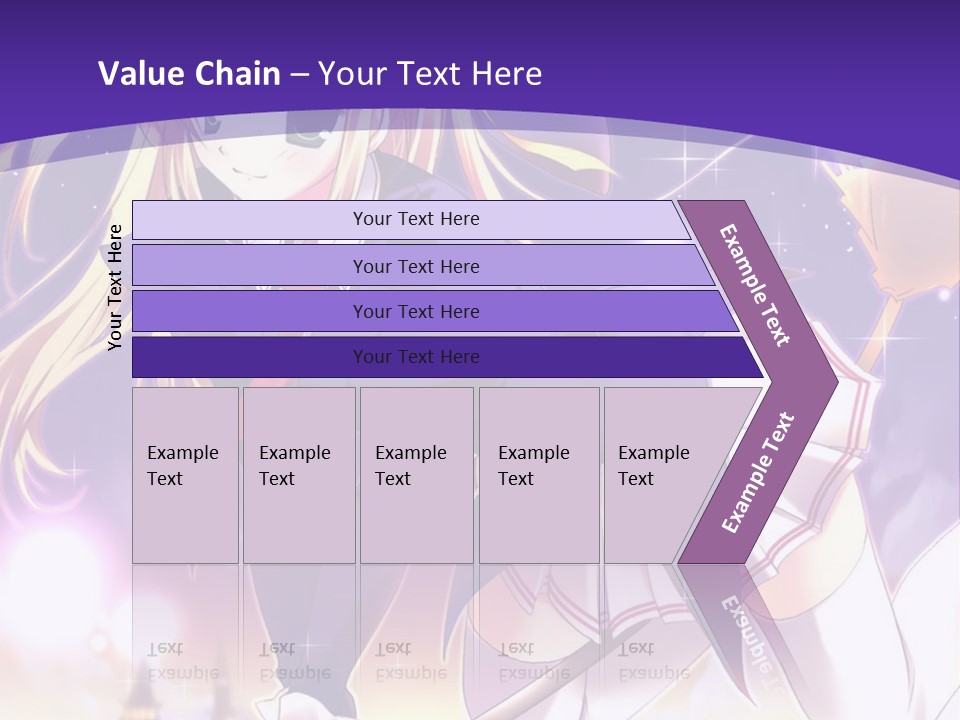 A Woman In A Witches Costume With A Broom PowerPoint Template