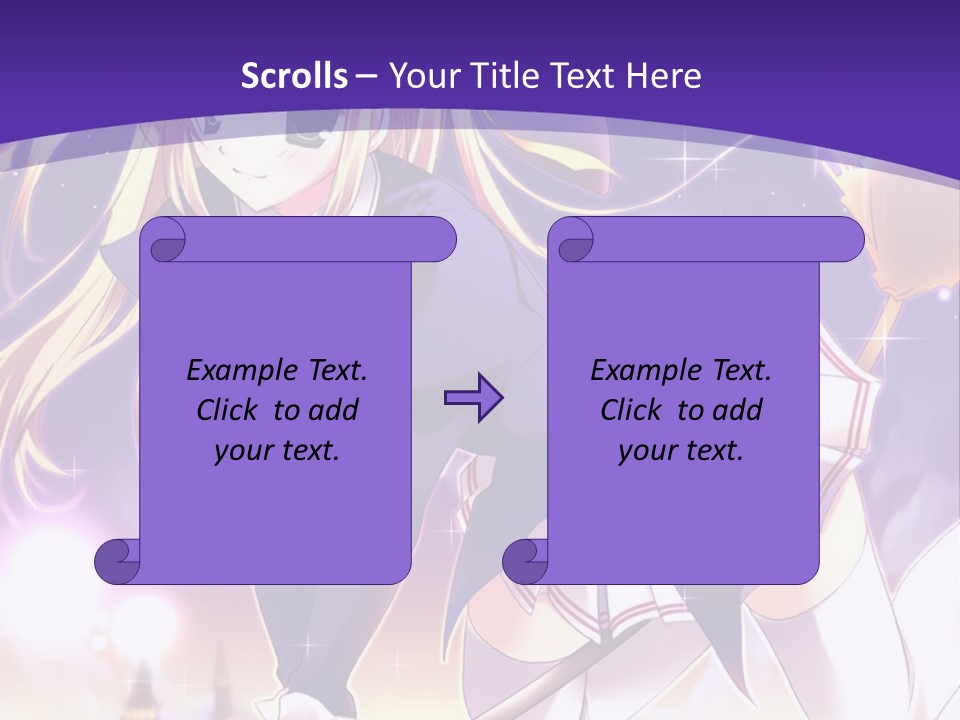A Woman In A Witches Costume With A Broom PowerPoint Template