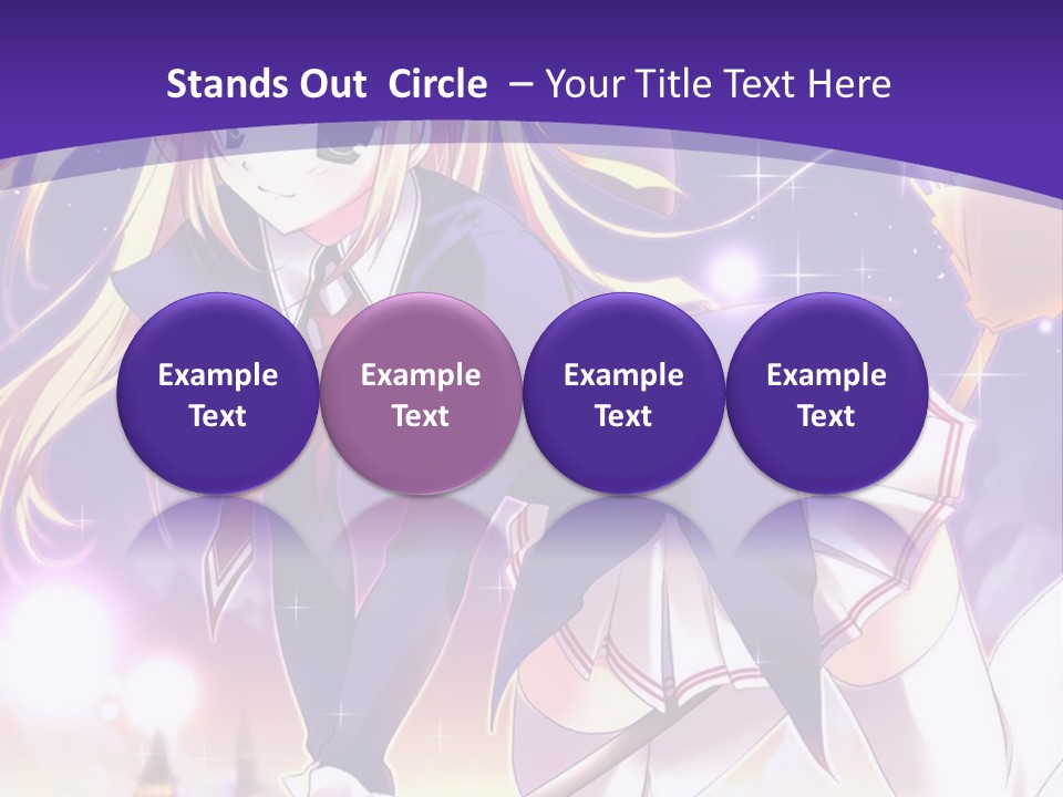 A Woman In A Witches Costume With A Broom PowerPoint Template