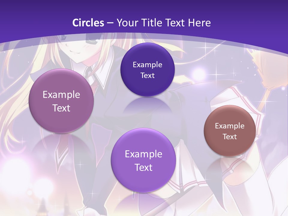 A Woman In A Witches Costume With A Broom PowerPoint Template