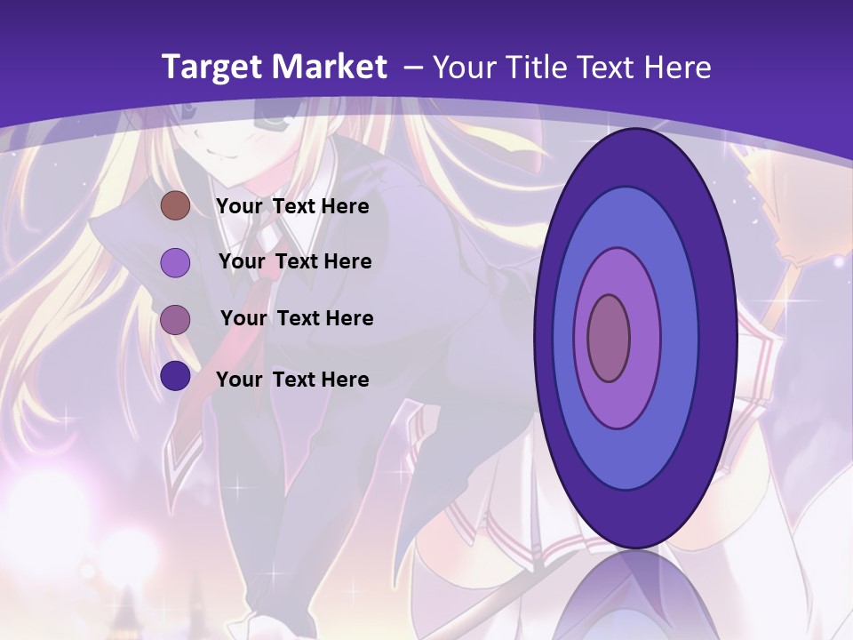 A Woman In A Witches Costume With A Broom PowerPoint Template